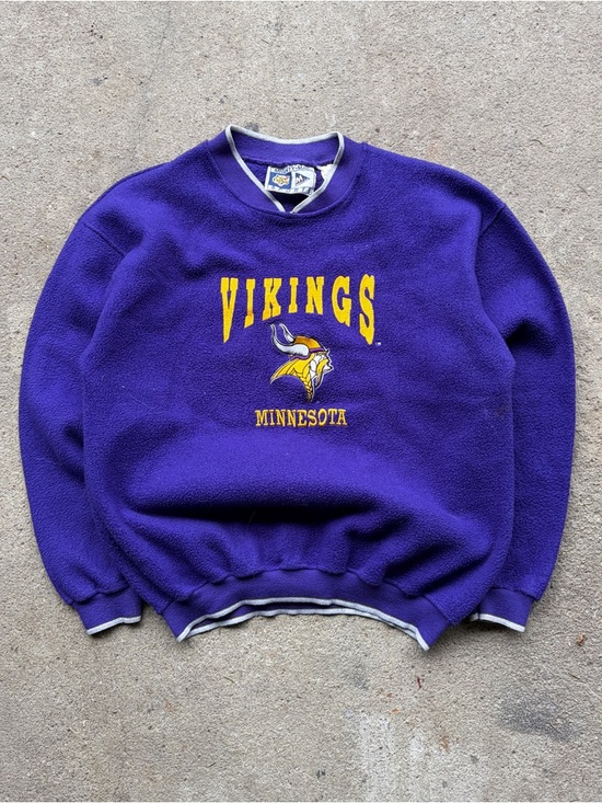 STARTER Other - Minnesota Vikings 90s Vintage Cotton Purple Crewneck Sweatshirt Medium